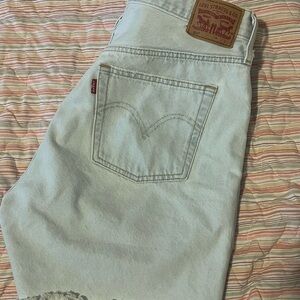 Levi's Classic Blue shorts